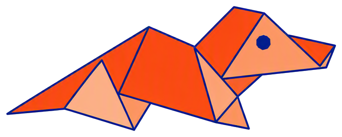 Tiny origami baby alligator